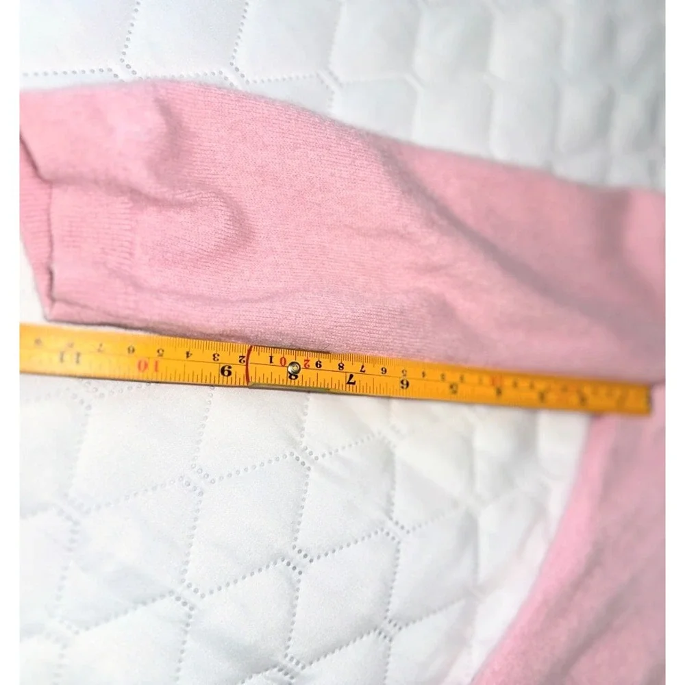 Talbots‎ Petites Pure Cashmere Sweater Pink Crew Neck Long Sleeve Top XLP